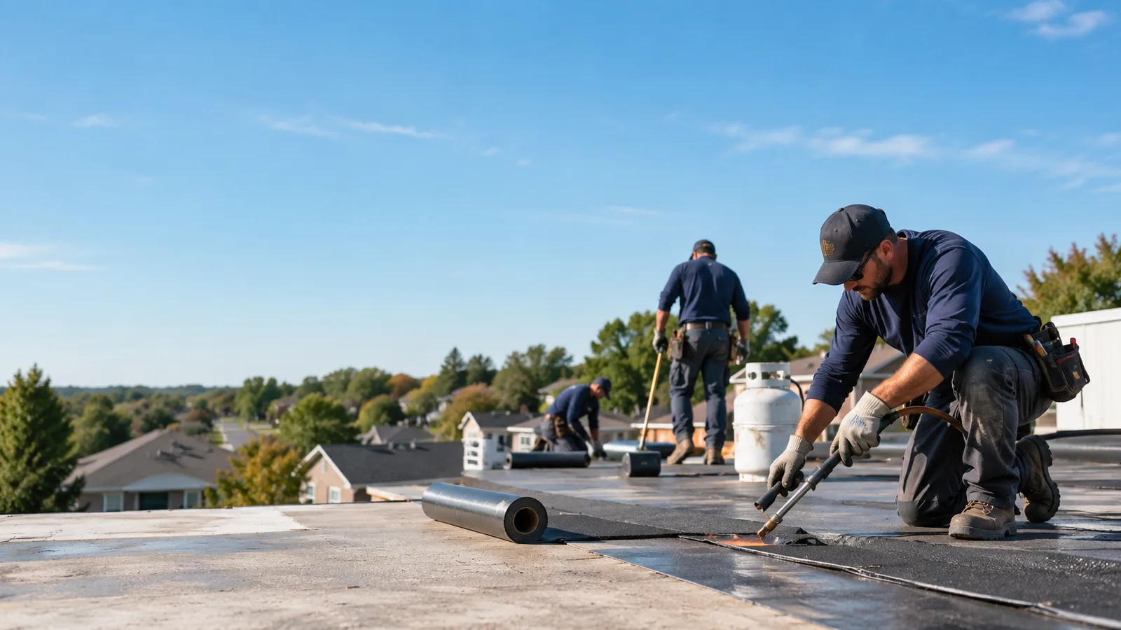 Flat Roof Leak Repair providers in Dale, IL